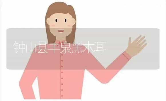 钟山县丰泉黑木耳 | 植物科普