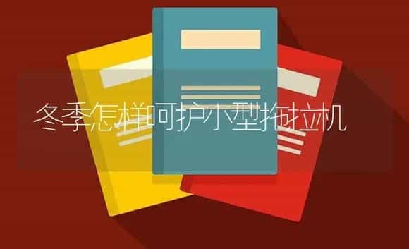 冬季怎样呵护小型拖拉机 | 农资农机