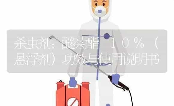 杀虫剂：醚菊酯 10%（悬浮剂） | 适用防治对象及农作物使用方法说明书 | 植物农药