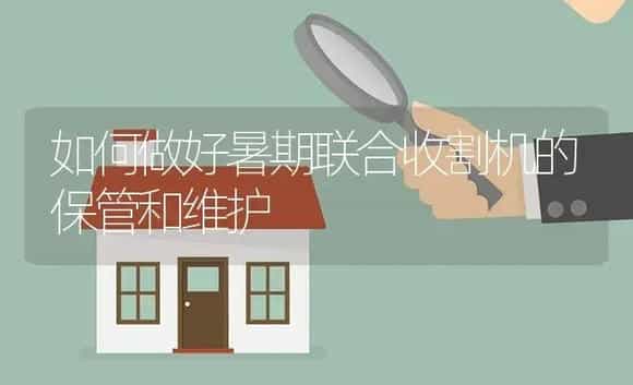 如何做好暑期联合收割机的保管和维护 | 农资农机