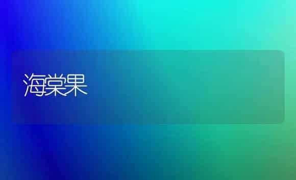 海棠果 | 家庭养花