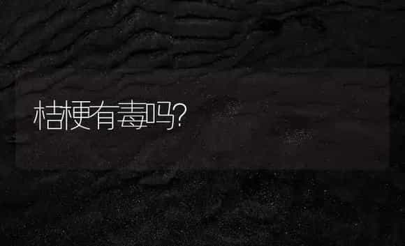 桔梗有毒吗？ | 药材种植