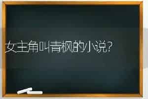 女主角叫青枫的小说？
