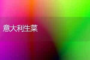 意大利生菜