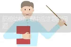 脐橙幼树管理中应注意的问题