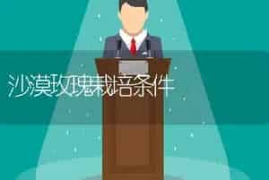 沙漠玫瑰栽培条件