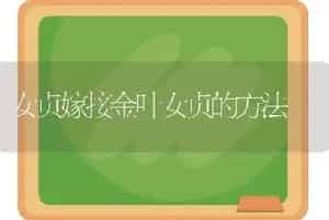 女贞嫁接金叶女贞的方法