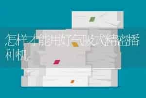怎样才能用好气吸式精密播种机