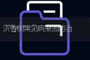 沉香树常见病虫害防治