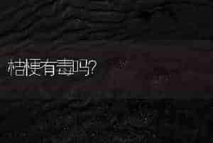 桔梗有毒吗？