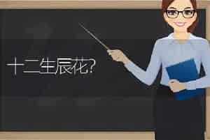 十二生辰花？