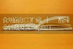 食用菌加工贮藏 | 酸辣金针菇及酱油的加工